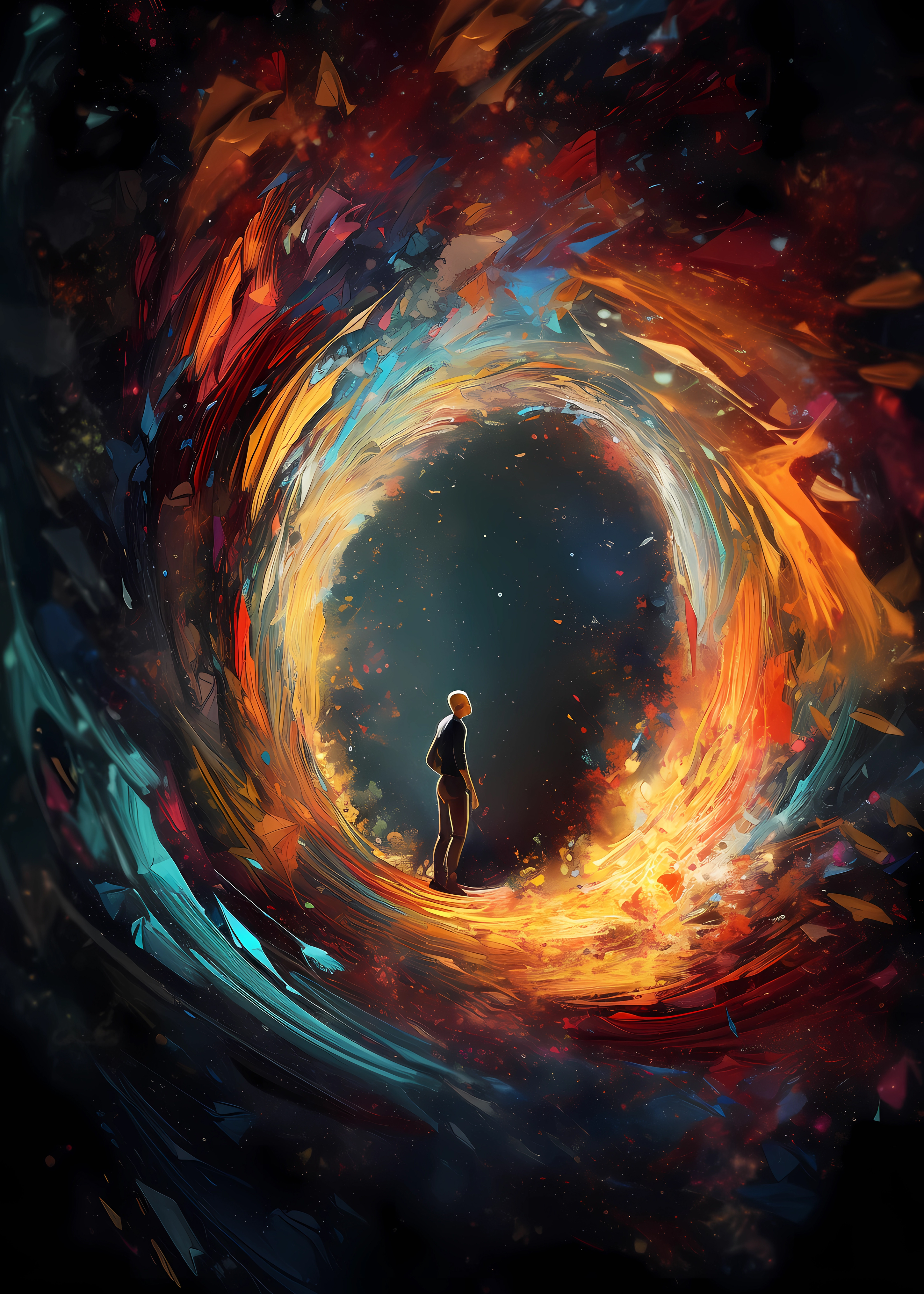 Entering the wormhole